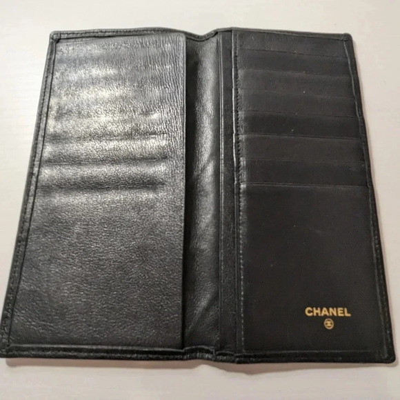 Authentic Chanel Quilted Leather Long Wallet - Picture 5 of 11